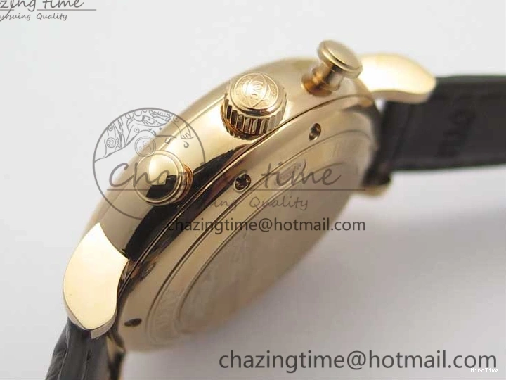MIROTIME 0711 Efficient Portofino Chrono RG ZF 1:1 Best Edition White Dial on Brown Leather Strap A 7151